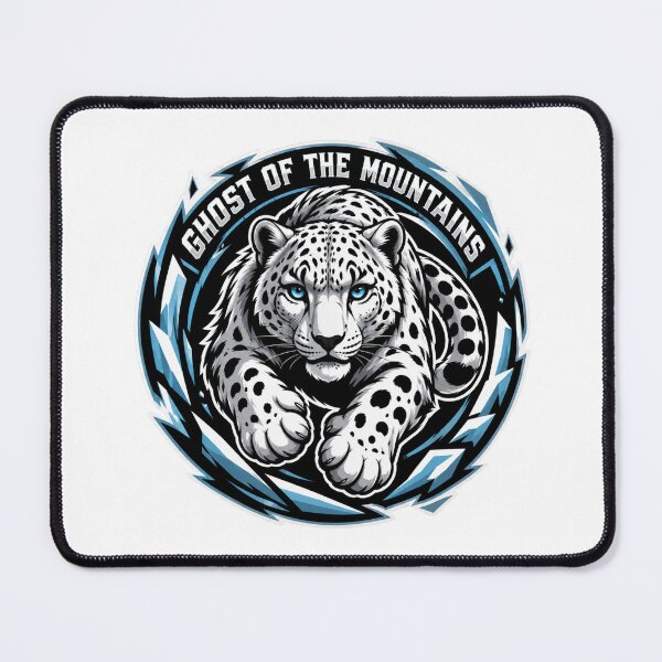 Item preview, Ghost of the Mountains – Snow Leopard Emblem designed and sold by FusiTink.