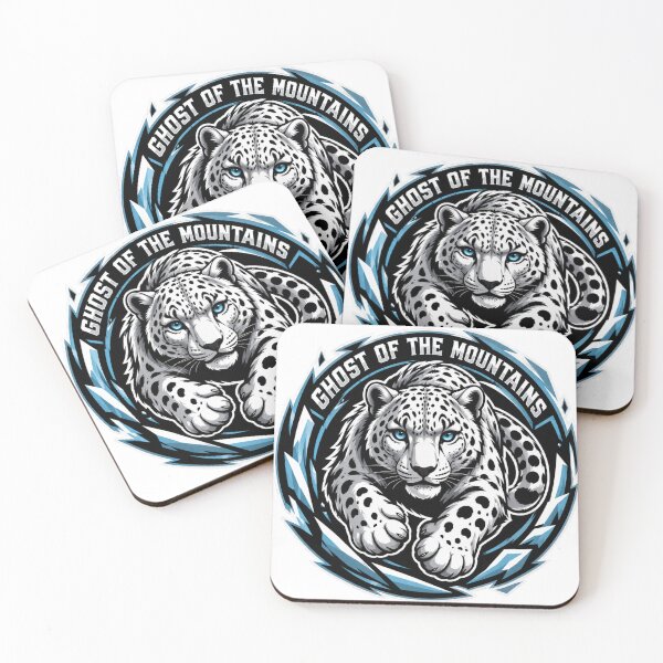 Item preview, Ghost of the Mountains – Snow Leopard Emblem designed and sold by FusiTink.