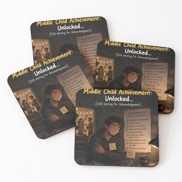 Item preview, Middle Child Achievement Unlocked Unseen Edition Funny  designed and sold by irfanshikh.