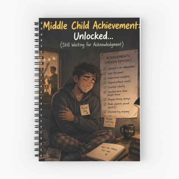 Item preview, Middle Child Achievement Unlocked Unseen Edition Funny  designed and sold by irfanshikh.