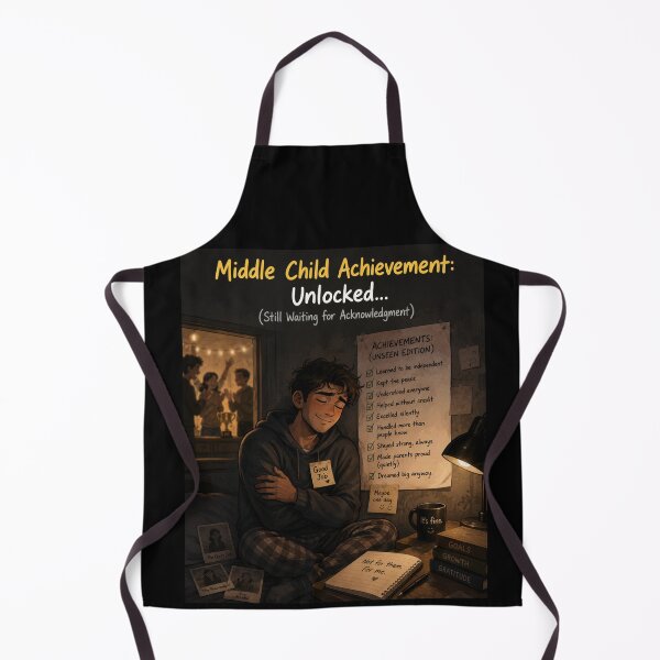 Item preview, Middle Child Achievement Unlocked Unseen Edition Funny designed and sold by irfanshikh.
