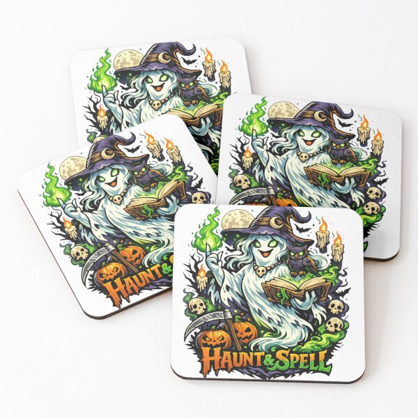Artikelvorschau, Haunt & Spell – Niedliches Geister-Hexen-Halloween-T-Shirt entworfen und verkauft von D.Shop.