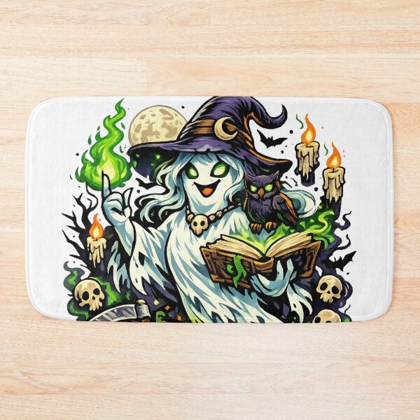 Item preview, Haunt & Spell – Cute Ghost Witch Halloween T-Shirt designed and sold by D.Shop.