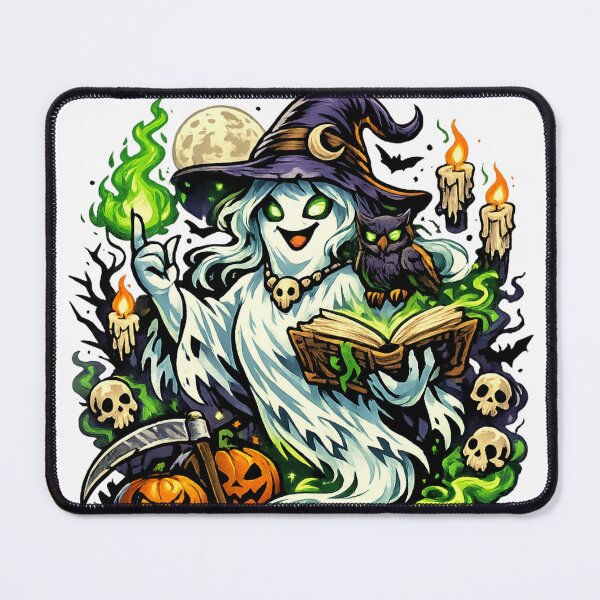 Item preview, Haunt & Spell – Cute Ghost Witch Halloween T-Shirt designed and sold by D.Shop.