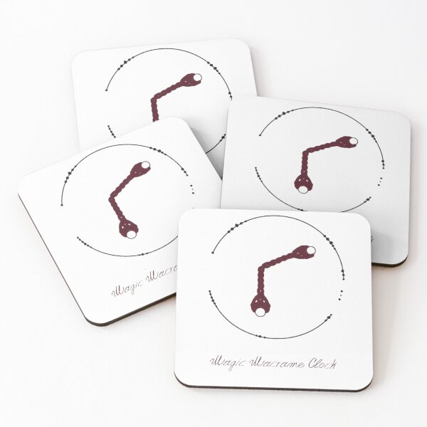 Item preview, Macrame Circle Clock – Minimal Boho Line Art designed and sold by Macramellennias.