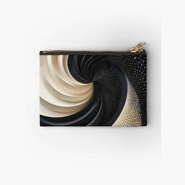 Item preview, Swirling Black and White Wave Patterns designed and sold by Vicky Brago-Mitchell®.