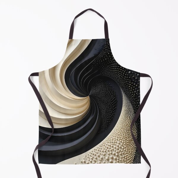 Item preview, Swirling Black and White Wave Patterns designed and sold by Vicky Brago-Mitchell®.