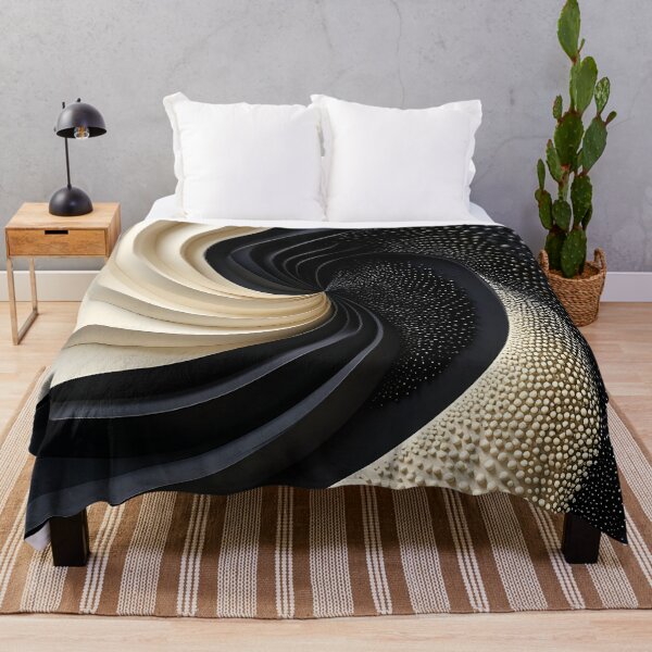 Item preview, Swirling Black and White Wave Patterns designed and sold by Vicky Brago-Mitchell®.