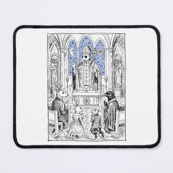 Item preview, Gothic Animal Ceremony - Whimsical Horror designed and sold by bapupa.