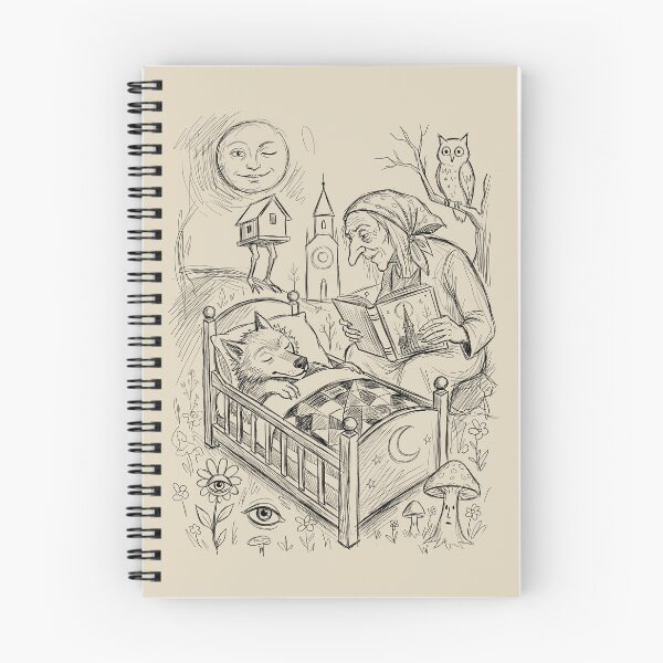 Item preview, Grandmother Moon Tale - Whimsical Horror designed and sold by bapupa.