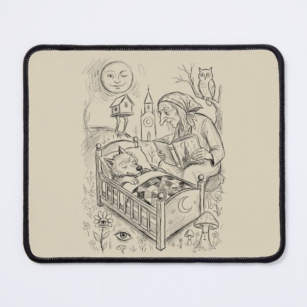 Item preview, Grandmother Moon Tale - Whimsical Horror designed and sold by bapupa.