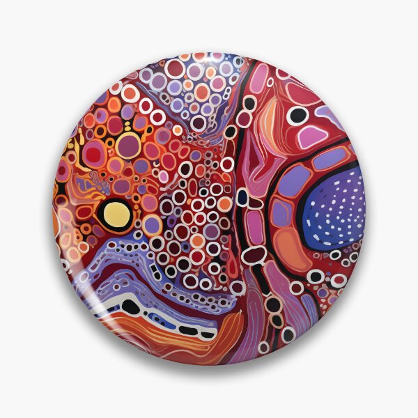 Item preview, Crimson Flow Mosaic | Contemporary Organic Abstract designed and sold by GrinGalore.