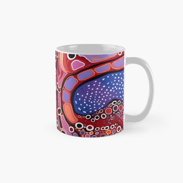 Item preview, Crimson Flow Mosaic | Contemporary Organic Abstract designed and sold by GrinGalore.