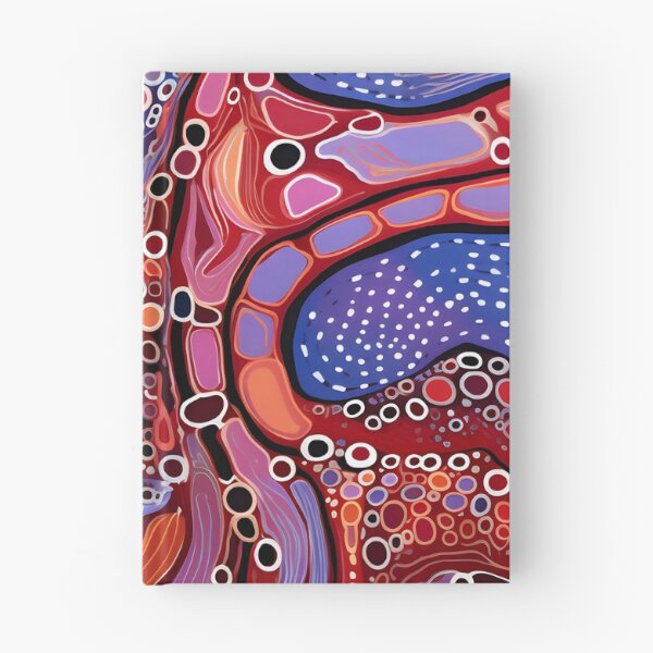 Item preview, Crimson Flow Mosaic | Contemporary Organic Abstract designed and sold by GrinGalore.