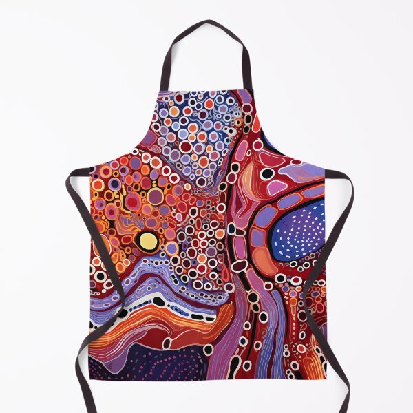 Item preview, Crimson Flow Mosaic | Contemporary Organic Abstract designed and sold by GrinGalore.