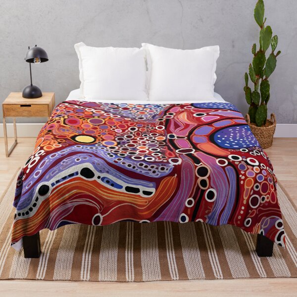 Item preview, Crimson Flow Mosaic | Contemporary Organic Abstract designed and sold by GrinGalore.