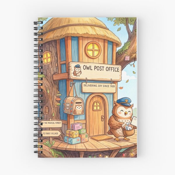 Item preview, Spooky Owl Post Office designed and sold by Softie Sticker Studio.