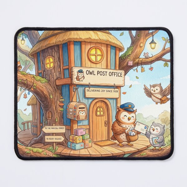 Item preview, Spooky Owl Post Office designed and sold by Softie Sticker Studio.
