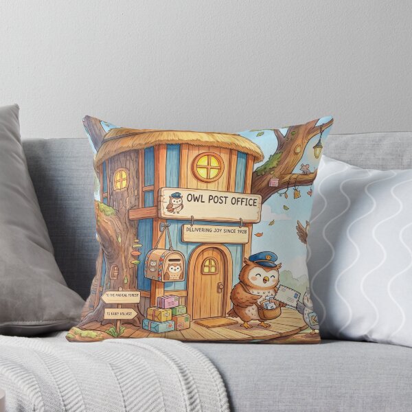 Item preview, Spooky Owl Post Office designed and sold by Softie Sticker Studio.
