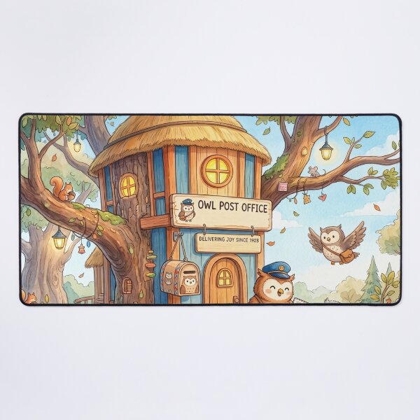 Item preview, Spooky Owl Post Office designed and sold by Softie Sticker Studio.