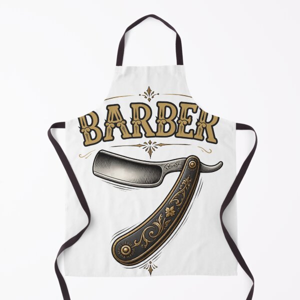 Item preview, Retro Barber Block Typography and Vintage Straight Razor designed and sold by Barber MD Culture.