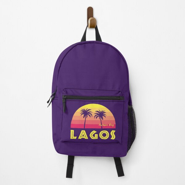 Item preview, Tarkwa Bay Lagos Nigeria | Palm Tree Retro Sunset designed and sold by MammothArt.