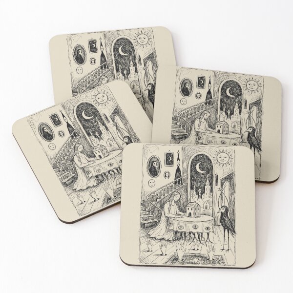 Item preview, Haunted Raven Parlor - Whimsical Horror designed and sold by bapupa.