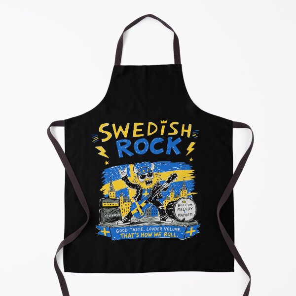 Item preview, Swedish Rock T-Shirt | Funny Viking Guitarist Sweden Rock Music Gift designed and sold by Popstudio85.