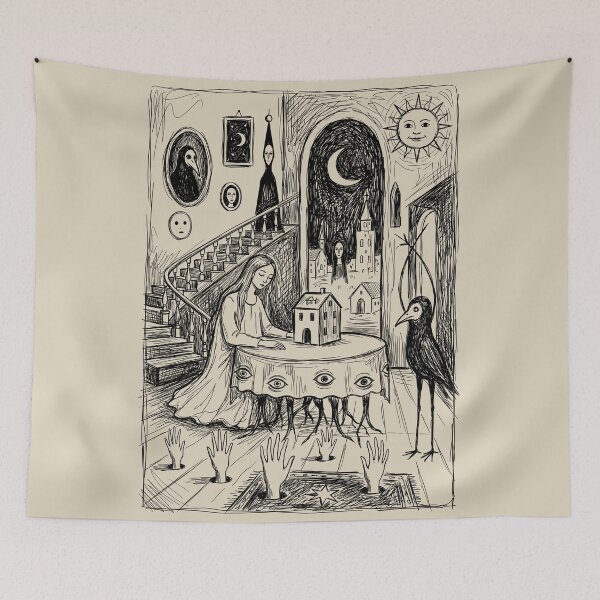 Item preview, Haunted Raven Parlor - Whimsical Horror designed and sold by bapupa.