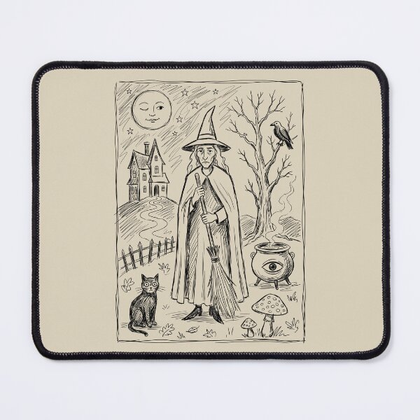 Item preview, Lonely Forest Witch - Whimsical Horror designed and sold by bapupa.