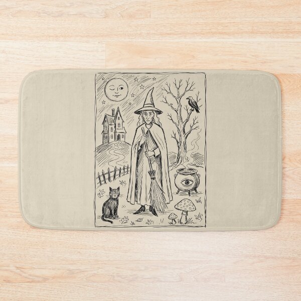 Item preview, Lonely Forest Witch - Whimsical Horror designed and sold by bapupa.