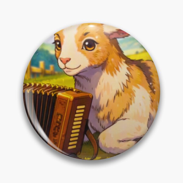 Item preview, Goat Accordion – “Pastoral Echoes” designed and sold by DecibelDecor034.