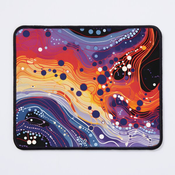 Item preview, Solar River | Vibrant Organic Abstract Flow designed and sold by GrinGalore.