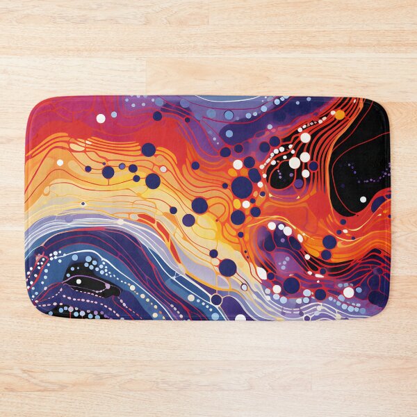 Item preview, Solar River | Vibrant Organic Abstract Flow designed and sold by GrinGalore.