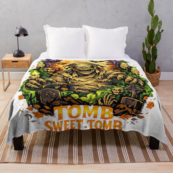 Item preview, Tomb Sweet Tomb – Creepy Mummy Halloween Horror T-Shirt designed and sold by D.Shop.