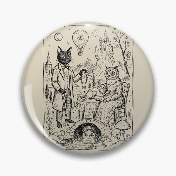 Item preview, Tea Gathering - Whimsical Horror designed and sold by bapupa.