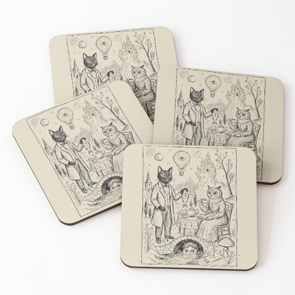 Item preview, Tea Gathering - Whimsical Horror designed and sold by bapupa.