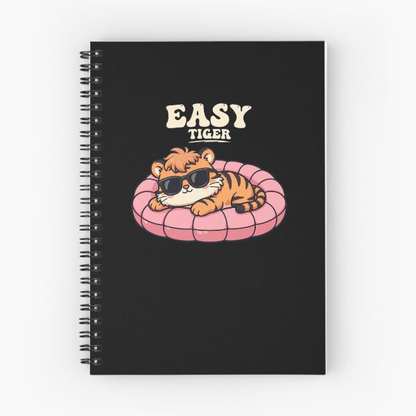 Item preview, Easy Tiger Cute Chill Tiger Sunglasses Funny Parody Pun designed and sold by Yellowriversss.
