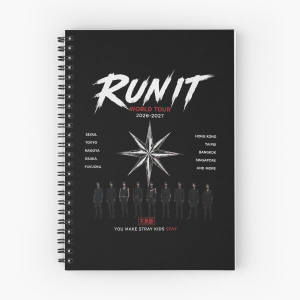 Item preview, Stray Kids Run It World Tour, Kpop Concert, SKZ Fan designed and sold by MasukeOno.