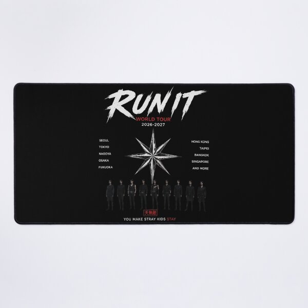 Item preview, Stray Kids Run It World Tour, Kpop Concert, SKZ Fan designed and sold by MasukeOno.