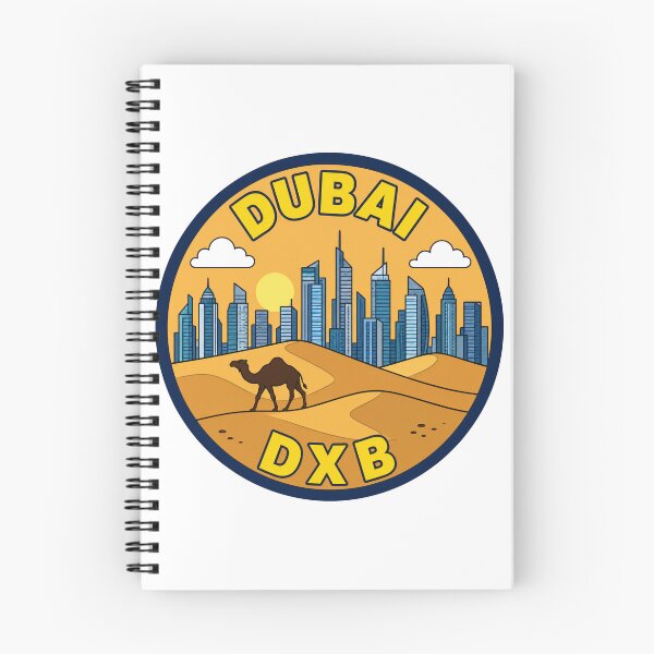 Item preview, Dubai DXB Airport Code Travel Sticker designed and sold by Martin's_Design.
