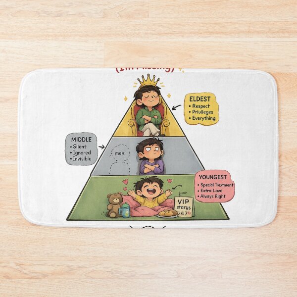 Item preview, Family Hierarchy I'm Missing Middle Child Pyramid designed and sold by irfanshikh.