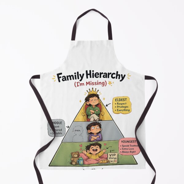 Item preview, Family Hierarchy I'm Missing Middle Child Pyramid designed and sold by irfanshikh.
