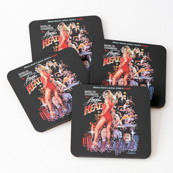 Item preview, Marilyn Chambers Is Angel Of Heat Action Movie Poster designed and sold by Wang Yu  sheng.