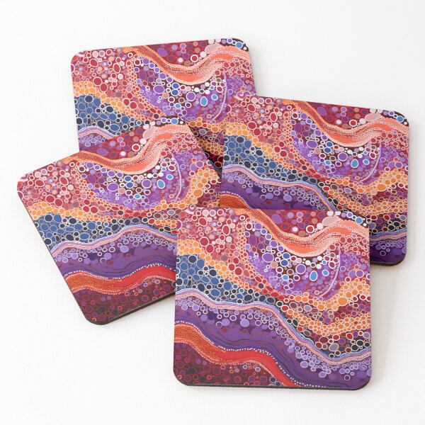 Item preview, Crimson Current | Organic Flow Abstract designed and sold by GrinGalore.