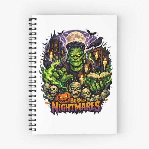 Item preview, Born of Nightmares – Haunted Monster Halloween Horror T-Shirt designed and sold by D.Shop.