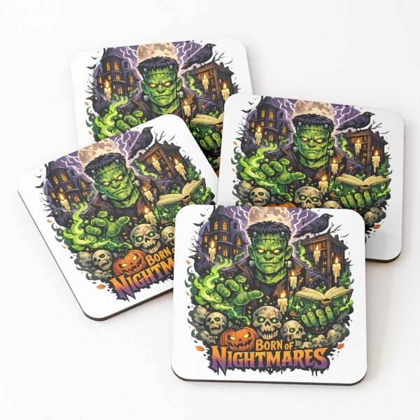 Artikelvorschau, Aus Albträumen geboren – Gruseliges Monster-Halloween-Horror-T-Shirt entworfen und verkauft von D.Shop.