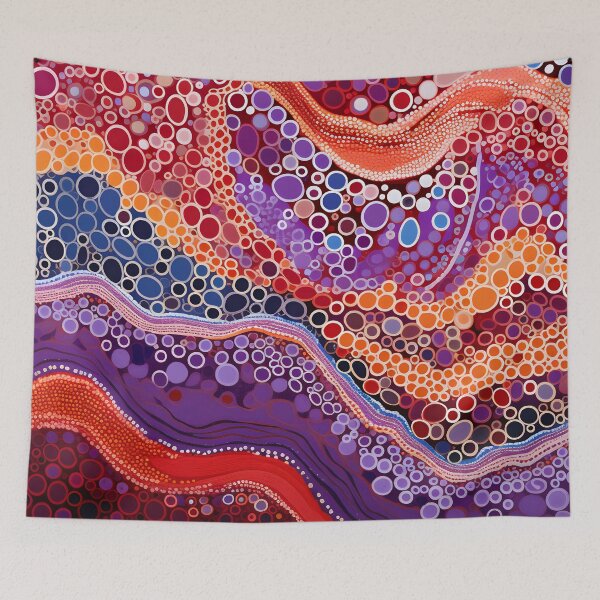 Item preview, Crimson Current | Organic Flow Abstract designed and sold by GrinGalore.