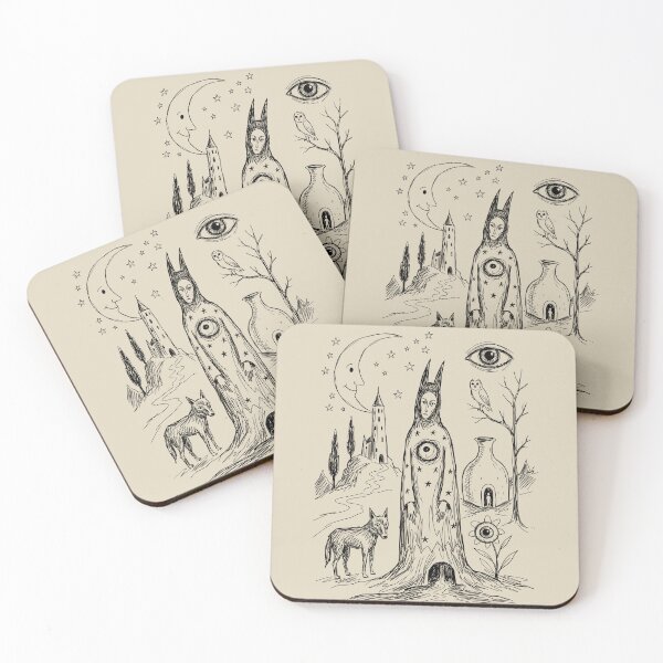 Item preview, Watchful Forest Spirit - Whimsical Horror designed and sold by bapupa.
