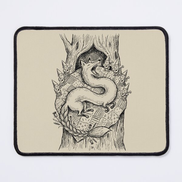 Item preview, Braided Thistle Fox with Porcelain Teeth - Cottage Magic designed and sold by bapupa.